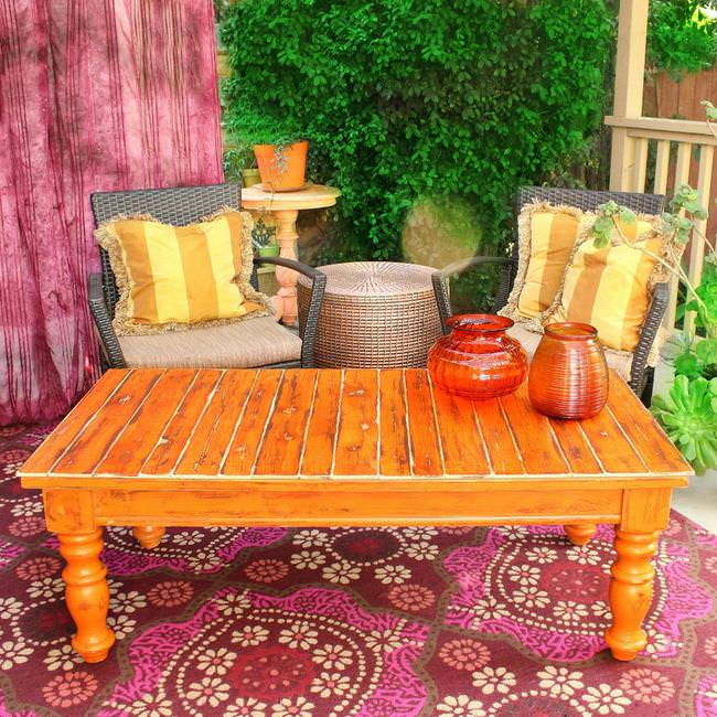 70’s Coffee Table Makeover